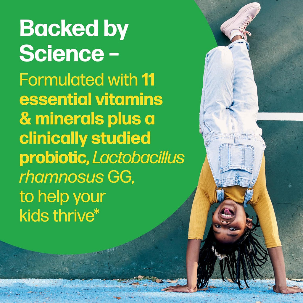 Culturelle Kids Complete Multivitamínico + Probiótico para Niños (90 comprimidos)