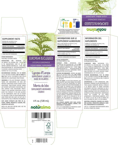 Naturalma Bugleweed Europeo (Lycopus – Vegano: Sin ingredientes de origen animal, adecuado para dietas veganas. – Image 2