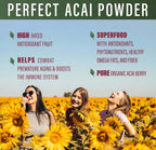 Perfect Acai Powder - Polvo de Acai Orgánico Liofilizado - 95 Gramos