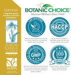 Botanic Choice Vitaminas para Cabello, Piel y Uñas - Suplemento de Biotina con Colágeno, Vitamina C y Hierro - 60 Cápsulas Líquidas