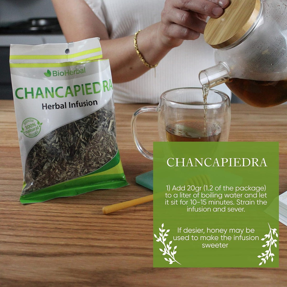Bio Herbal Chancapiedra (Stonebreaker) Té Orgánico 40g – Image 6