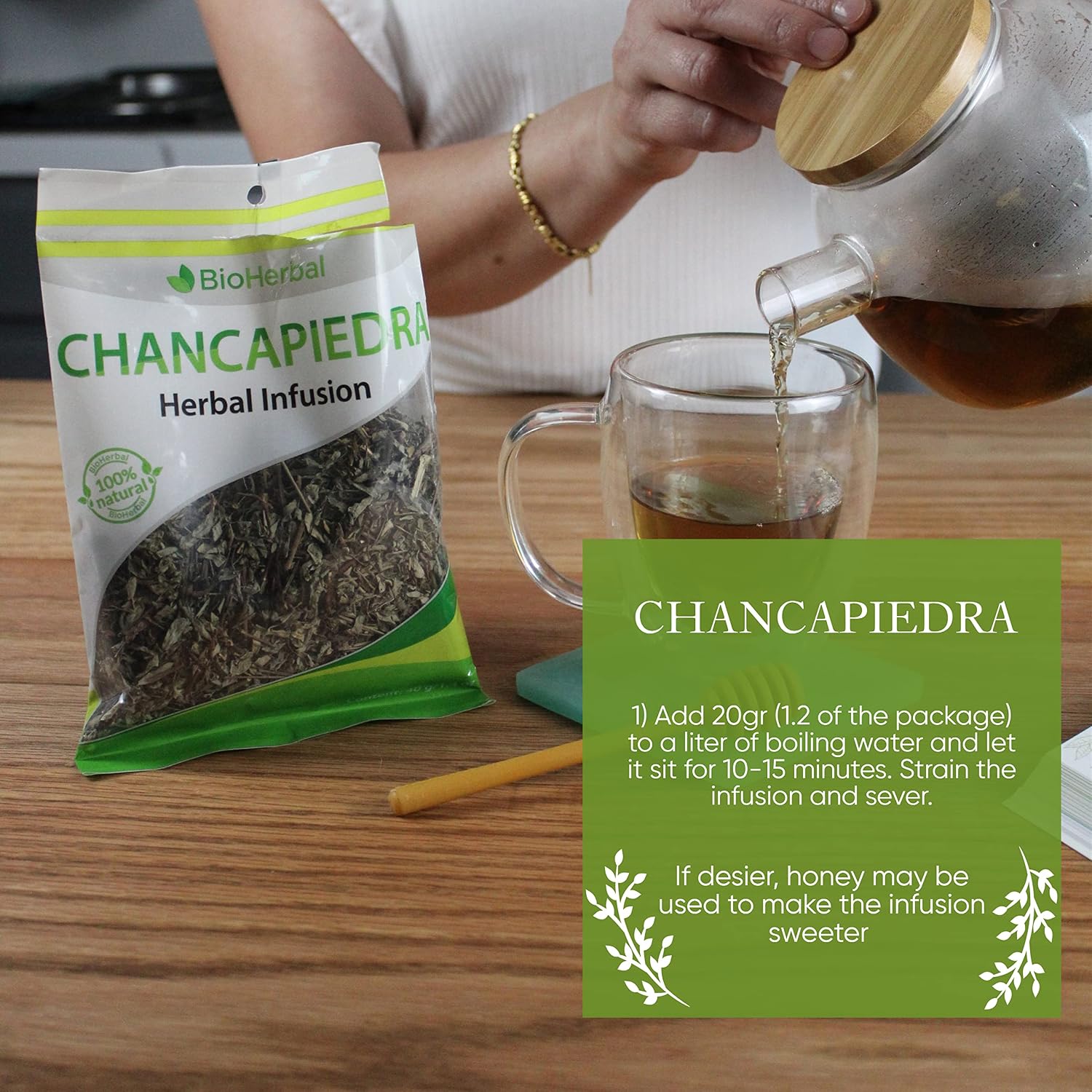 Bio Herbal Chancapiedra (Stonebreaker) Té Orgánico 40g