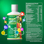 Life's Fortune Multivitamínico Líquido para Adultos y Mayores – 90+ Nutrientes, Sabor Tropical, 946 ml