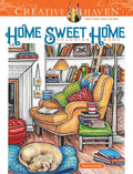 Libro de colorear Creative Haven Hogar Dulce Hogar (Libros de colorear para adultos: Calma)