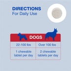Nutramax Cobalequin B12 para perros - Suplemento de cobalamina con folato - para perros de más de 10 kg - Comprimidos masticables - 45 unidades
