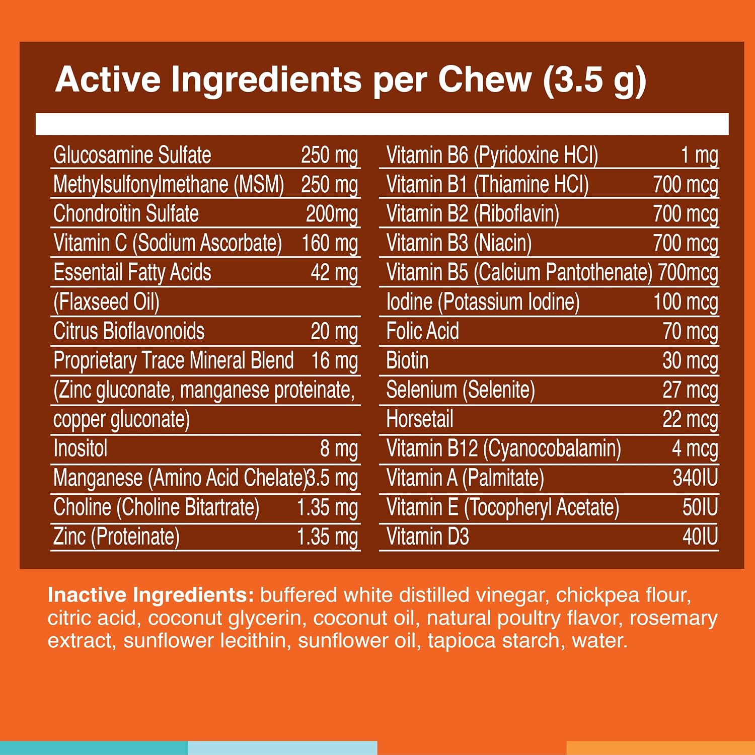 Masticables Multivitamínicos para Perros (90 uds), Glucosamina para Articulaciones, Omega-3 y Vitaminas para Piel, Hígado y Corazón - Spectrin de Nusentia