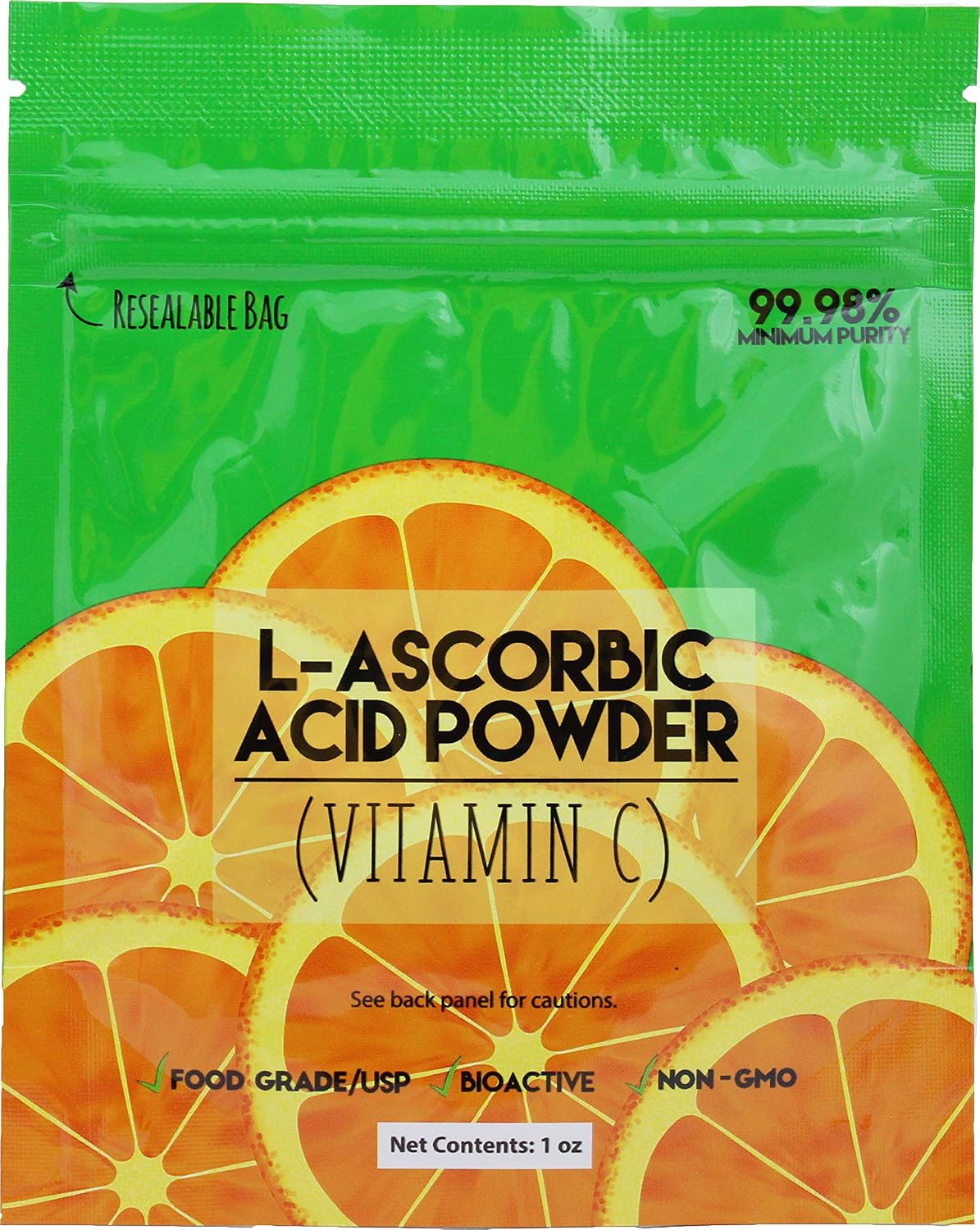 L-Ascorbic Acid Pure Powder 99+% - Vitamin C - 454 g (1 lb)