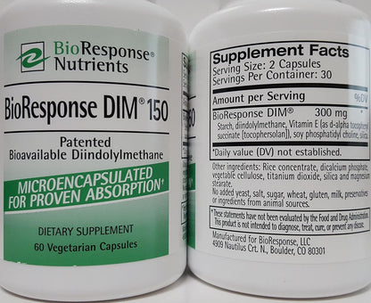 BioResponse DIM 150 mg (180 Cápsulas) – Contribuye a la salud de la mama. – Image 2