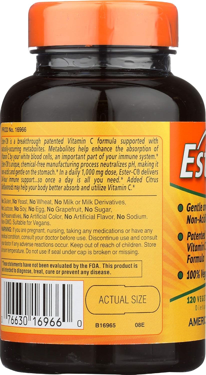 Ester-C® Vitamina C Tamponada de American Health