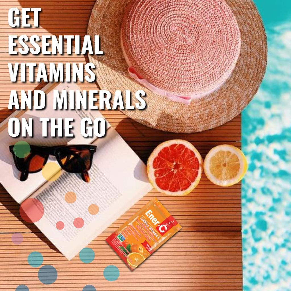 Ener-C Multivitamin Drink Mix - Orange & Raspberry, 60 Packets