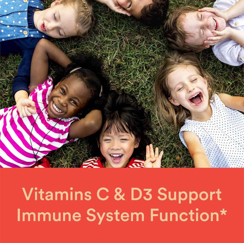 SmartyPants Kids Multivitamin Gummies - Omega 3, Vitaminas D3, C, B12, B6, A, K, Zinc y Biotina - 120 Gomitas (30 Días)