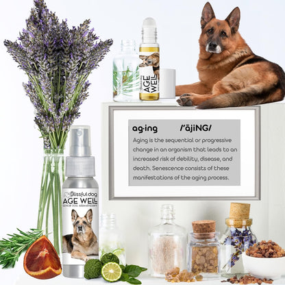 Spray Aromaterapia The Blissful Dog Age Well para Pastor Alemán – Image 2