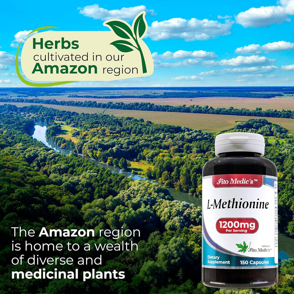 FITO MEDIC'S Lab - L-Metionina 1200mg | 150 Cápsulas