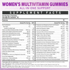 Veyttisy Multivitamínico Metilado Gummy para Mujer - Gominolas Multivitamínicas con Vitaminas A, C, D, E, Folato Metilado, Biotina, Complejo B, Hierro, CoQ10, Inositol - 120 uds