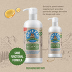 Grizzly Pet Products Algal Plus Omega 3-6-9 Suplemento para Perros y Gatos, 473 ml
