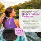 Zahler Vitamina C 500mg con Bioflavonoides - Suave para el Estómago - Apoyo Inmunitario - Sin Gluten No-GMO para Adultos (120 Cápsulas)