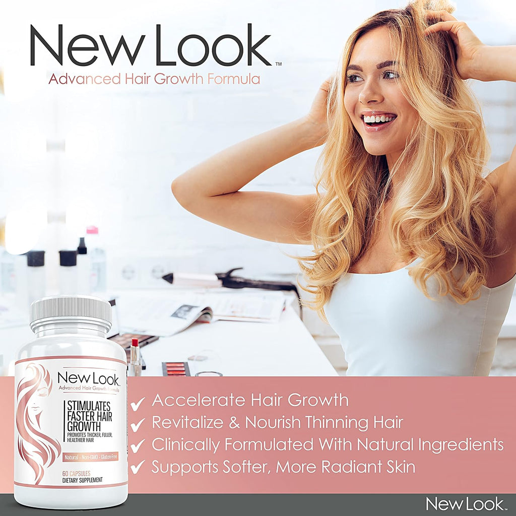 New Look Hair Growth Support Vitamins – 60 Cápsulas