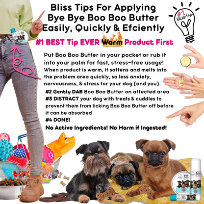 The Blissful Dog Brussels Griffon Boo Boo – Cera de abejas: protege y sella la hidratación. – Image 7