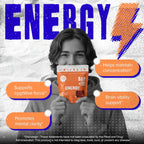 SAM+LEO Gominolas de Complejo B con Biotina para Niños y Adolescentes - Sin Cafeína - Sabor Fresa (60 uds)