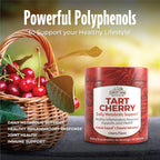 Country Farms Gominolas de Cereza Ácida – Apoyo Metabólico y Óseo, Antioxidantes, 60 Gominolas