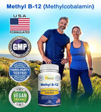 aSquared Nutrition Vitamin B12 5000 mcg with Methylcobalamin - 120 Tablets