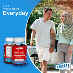 NAHRAAN HEALTH Multivitamínico Halal para Adultos - Gominolas Veganas con Vitaminas A, C, D, E, B6, B12 - 90 unidades