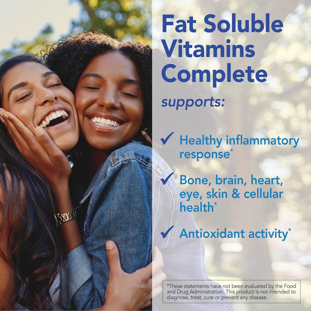 Patient One Vitaminas Liposolubles Completo | Suplemento para el Bienestar General* | con Vitaminas A, D, E, K y Carotenoides | 60 Cápsulas