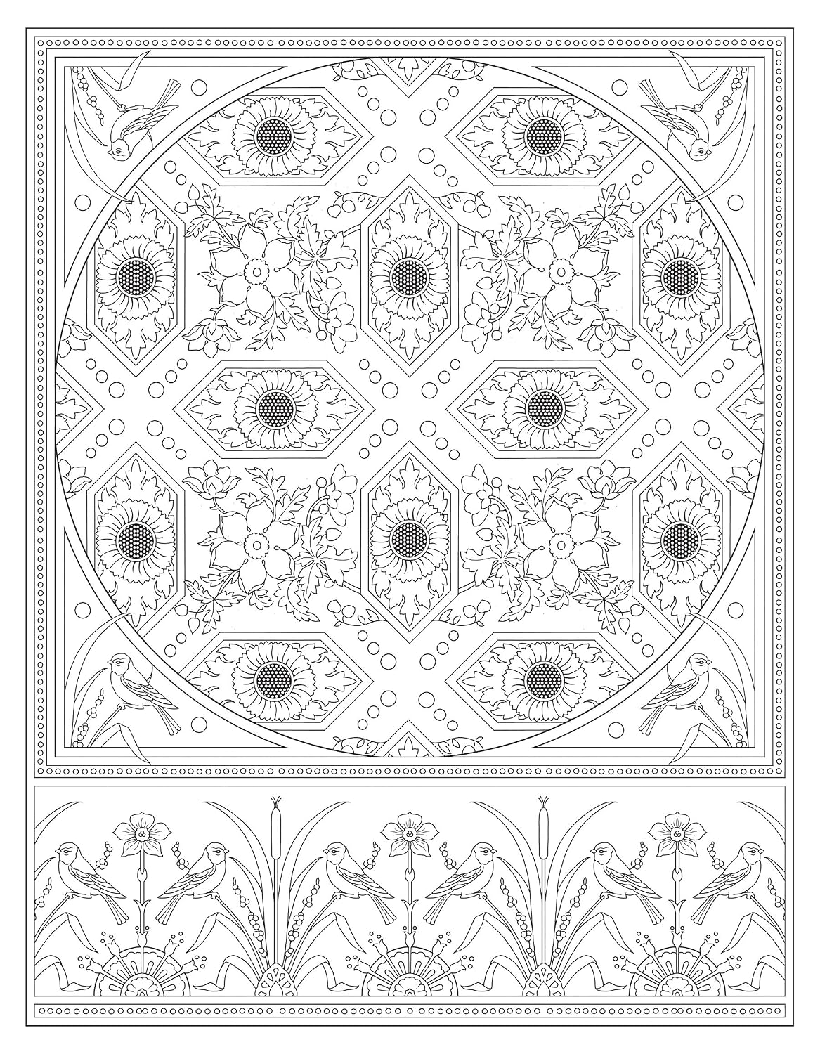 Creative Haven. Libro de colorear de diseños de azulejos elegantes (libros de colorear para adultos: arte y diseño)