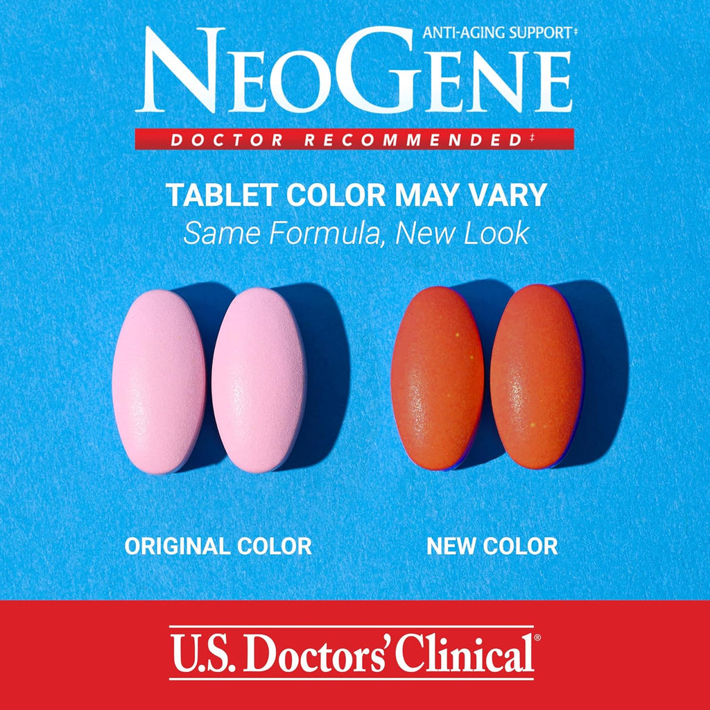 U.S. Doctors’ Clinical NeoGene – Healthy Aging Supplement with Mood, Cognition, and Heart Health Support (60 tablets)