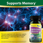 America Medic & Science Cavintona Advanced Supplement – Vinpocetina 20mg – 60 Cápsulas