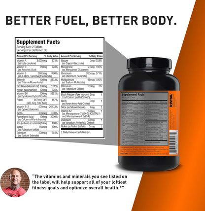 Vita JYM Multivitamínico y Mineral Diario – Fortalecimiento del sistema inmunitario: La vitamina C, la vitamina D – Image 2
