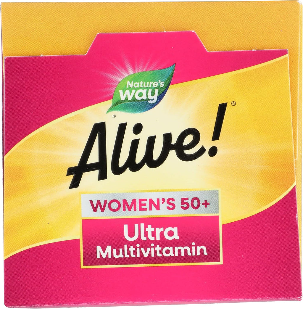 Nature's Way Multivitamínico Alive Once Daily Mujeres 50 Plus, 60 Comprimidos