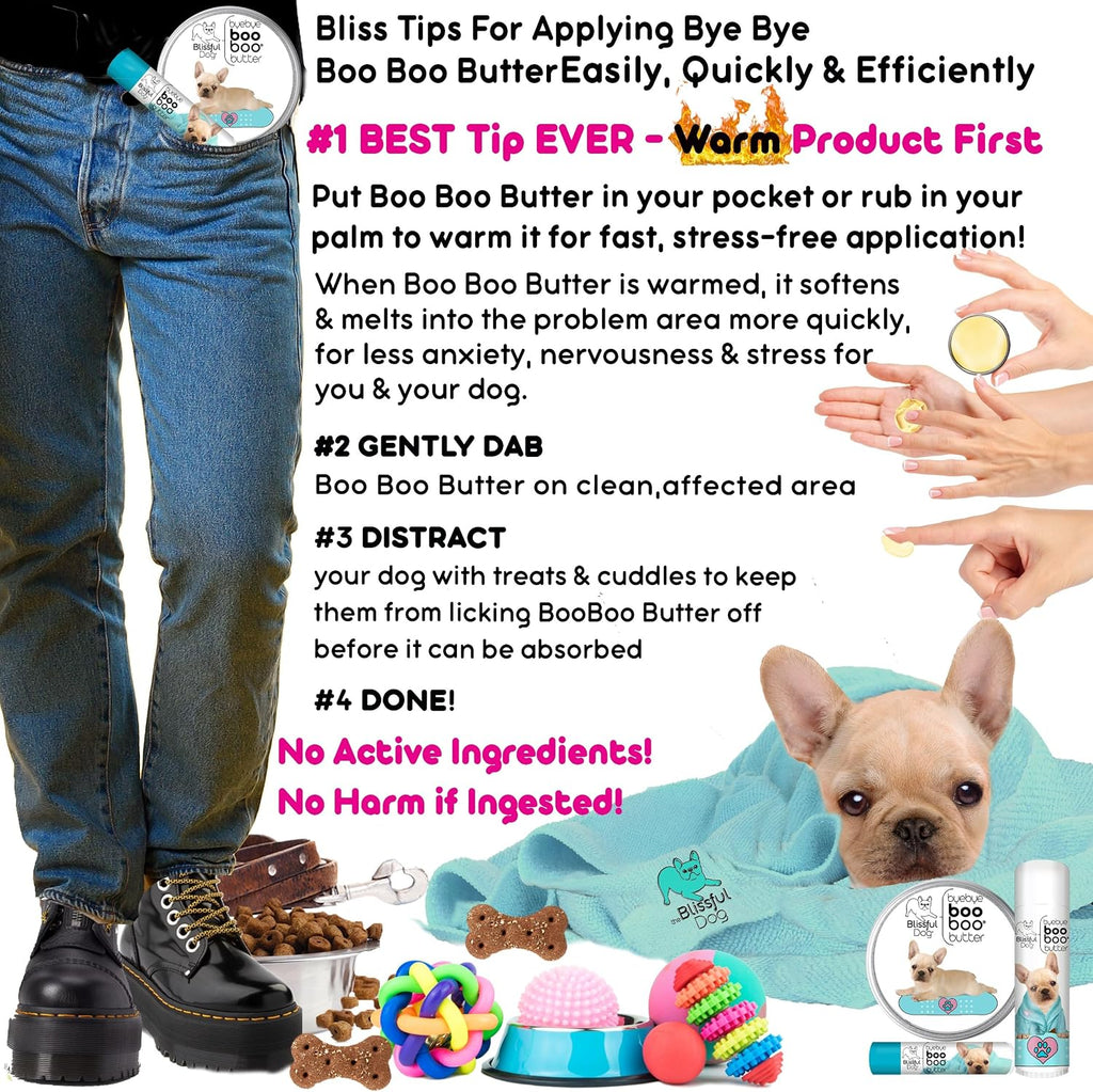 The Blissful Dog 8 oz TIN French Bulldog Booboo Butter