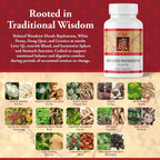 Kan Herbs Relaxed Wanderer Tablets – Fórmula Herbal Tradicional China Xiao Yao San, 300 Comprimidos