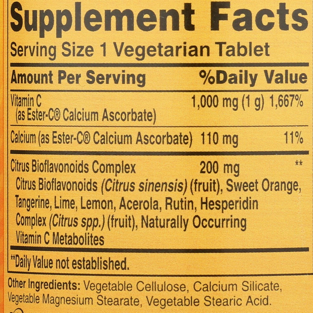 American Health Ester C 1000 mg con Bioflavonoides Cítricos, 90 Comprimidos