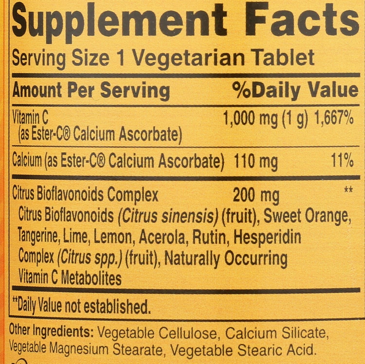 American Health Ester C 1000 mg con Bioflavonoides Cítricos, 90 Comprimidos