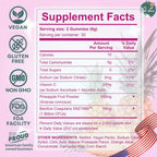 Dr. Lu Happy Girl Gominolas para el Equilibrio Femenino | Sabor a Piña con Probióticos | Sin Azúcar, Vegano - 60 Unidades