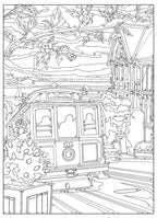 Creative Haven City Sights: Colorear por Números