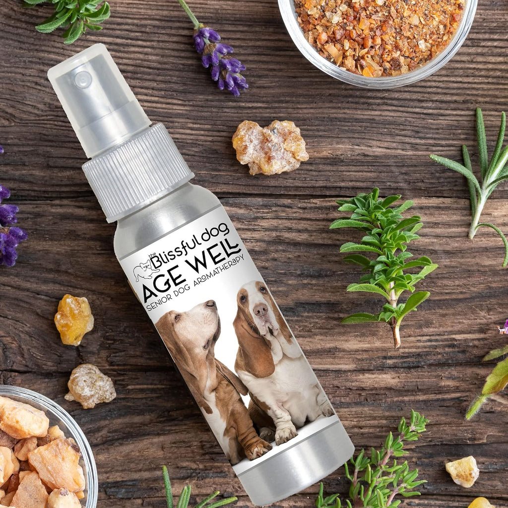 The Blissful Dog Spray de Aromaterapia Age Well para Perros