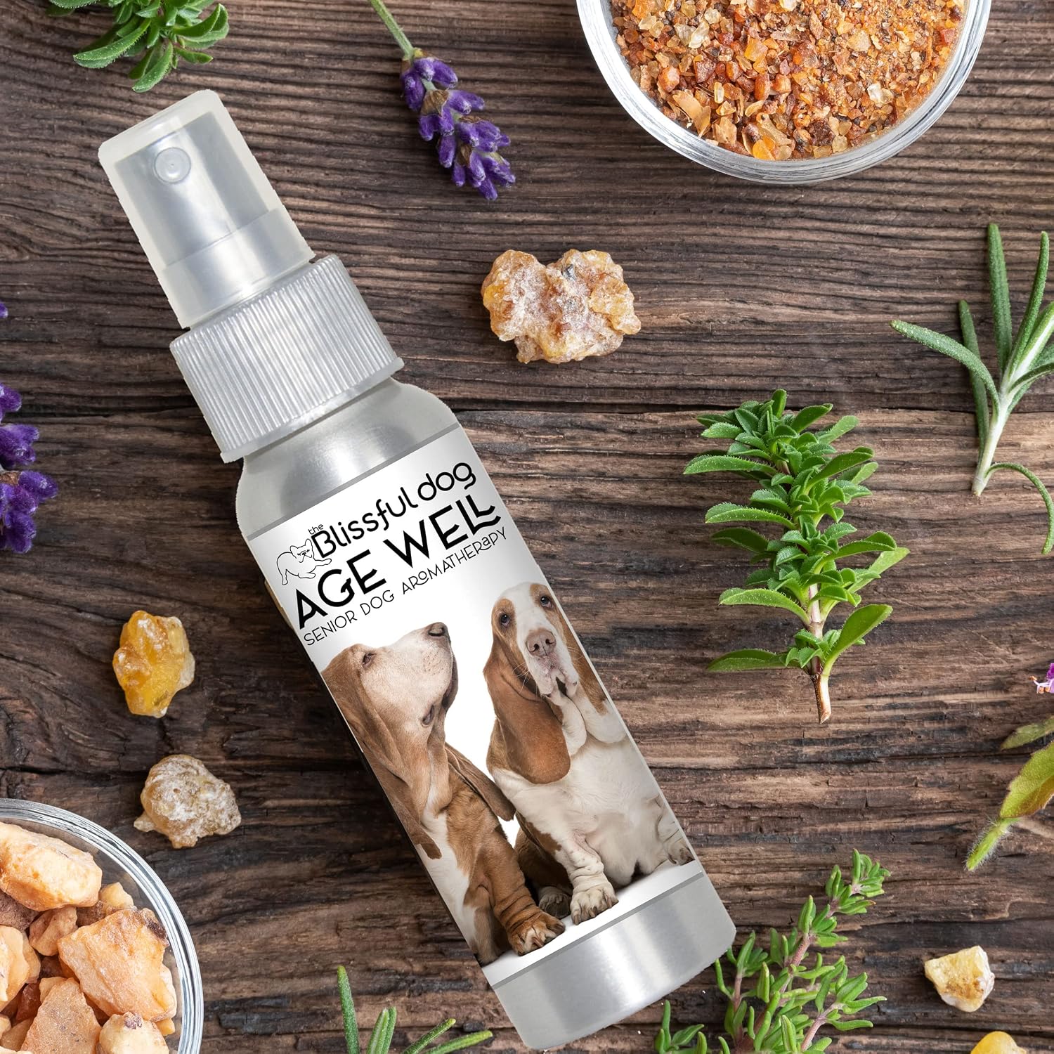 The Blissful Dog Spray de Aromaterapia Age Well para Perros