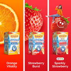 Emergen-C Crystals, On-the-Go, Suplemento de Vitamina C con Vitaminas B, Zinc y Manganeso, Sabor Naranja Vitalidad - 28 Sobres