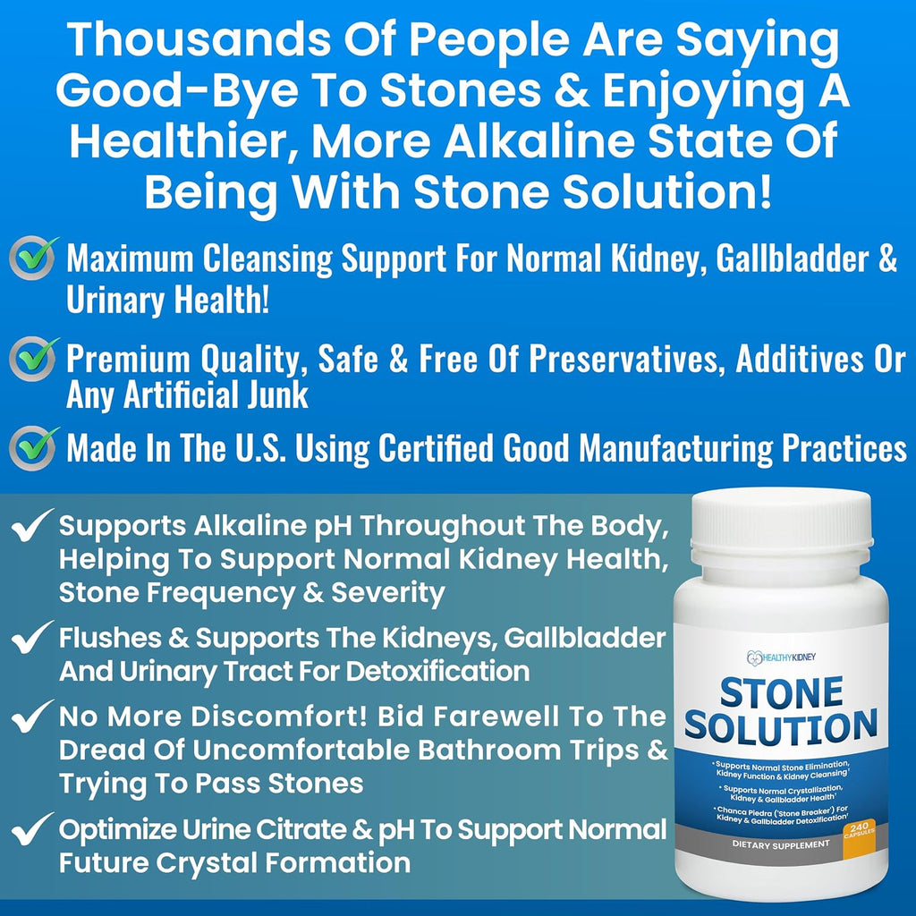 Stone Solution Cápsulas - Apoyo Renal y de la Vesícula Biliar