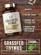 Carlyle Timo de Ternera Alimentada con Pasto | 2100mg | 200 Cápsulas