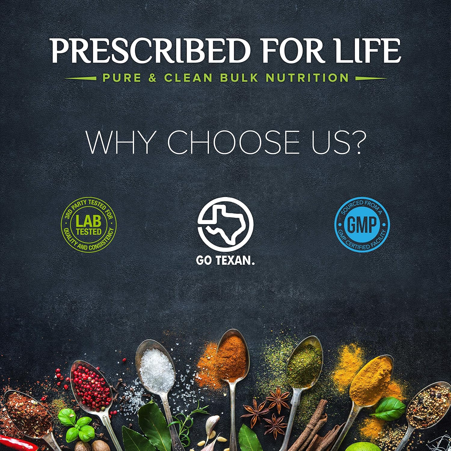 Prescribed For Life DL-Phenylalanine Powder, 25 kg (55 lb)