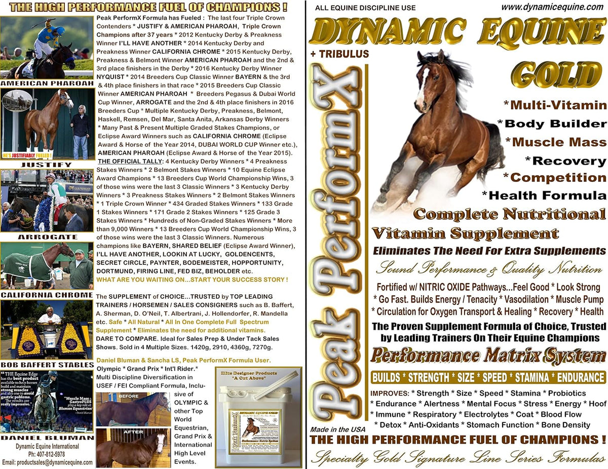 Peak PerformX Supreme Soul Multi Vitamin para Caballos - 1420g con Tribulus – Image 3