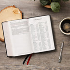 KJV Holy Bible: Large Print, One Column, 43,000 Cross-References, Pink Softcover, Personal Size, Red Letter, Comfort Print