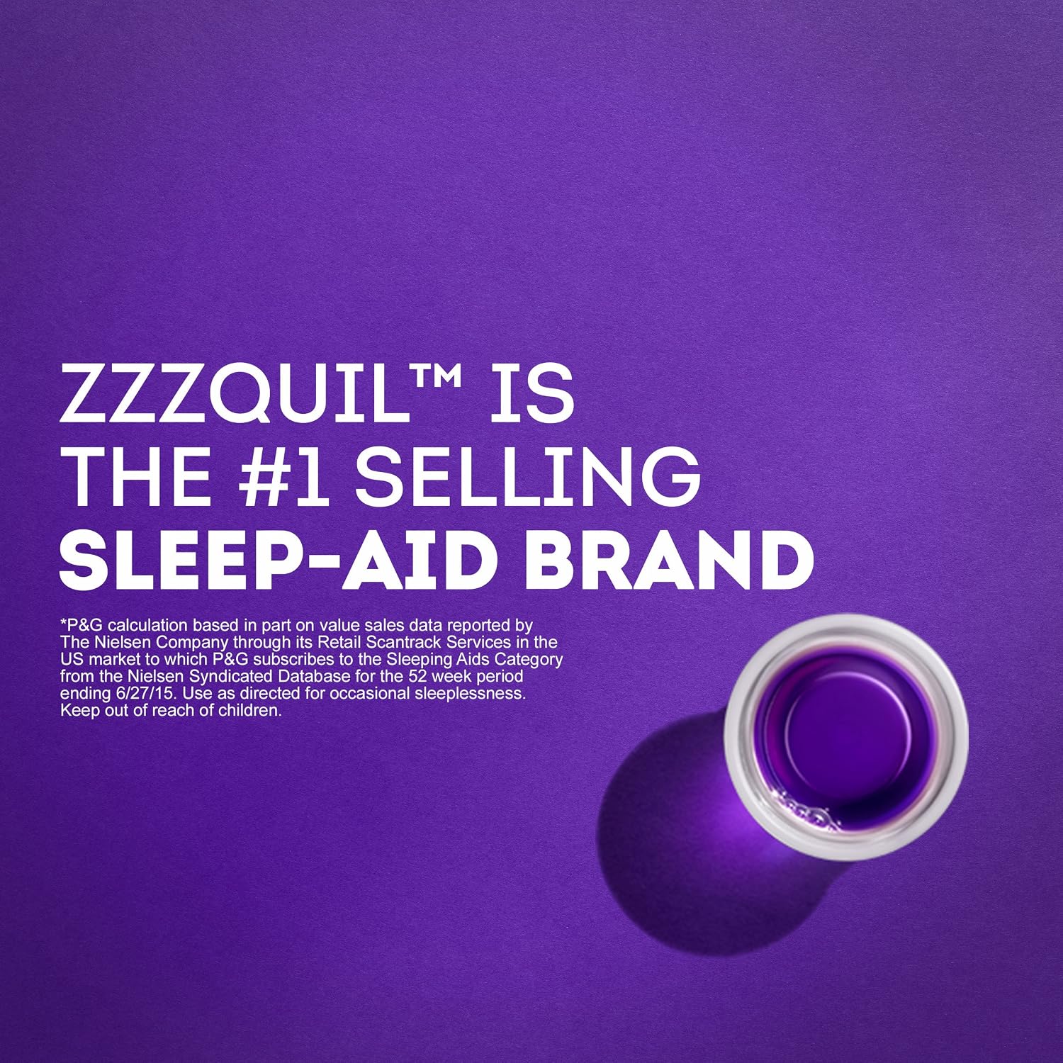 ZzzQuil Líquido para Ayudar a Dormir Sabor Bayas Calientes 355 ml