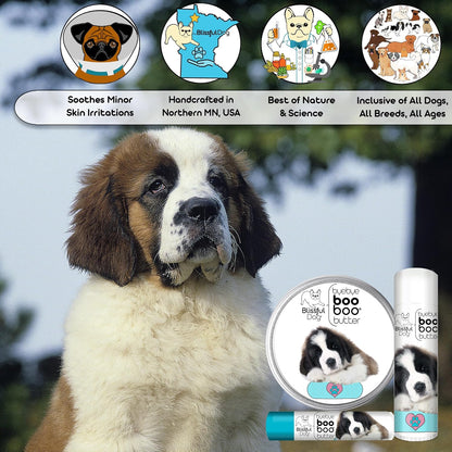 St. Bernard Booboo Butter – Bálsamo Natural – Manteca de cacao: suavizante y rica en antioxidantes. – Image 5