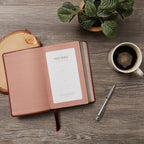 Biblia KJV Letra Grande con Referencias Cruzadas - Piel Marrón - Tamaño Personal