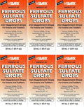 Lannett Ferrous Sulfate Drops 50 ml - Suplemento de Hierro con Sabor a Menta (Pack de 6)